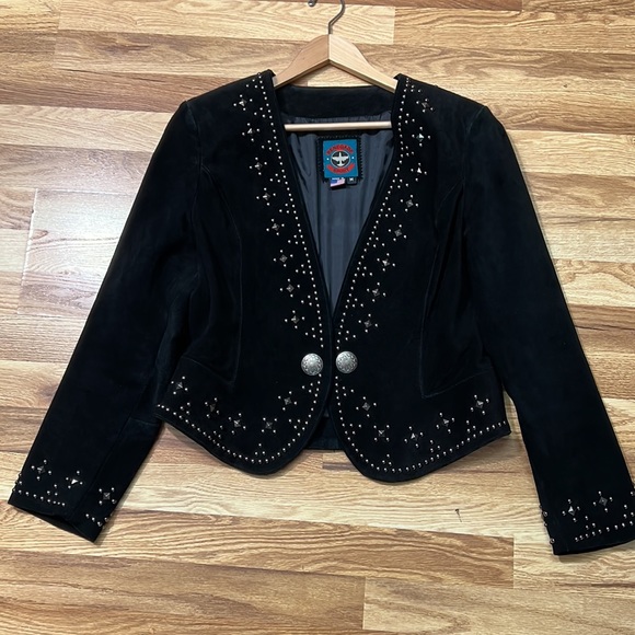 Renegade Spirit black suede jacket size M - Picture 1 of 16